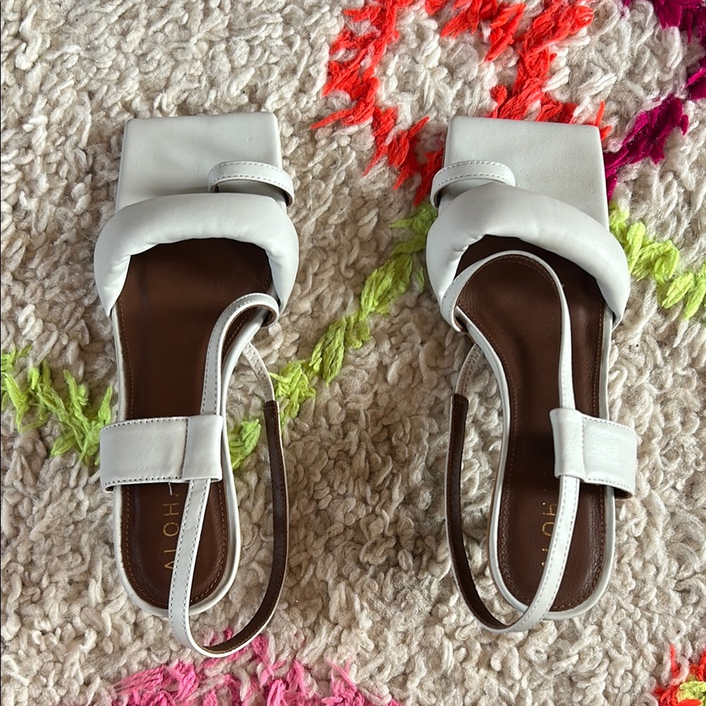 ALOHAS White Sandals Minimalist Design